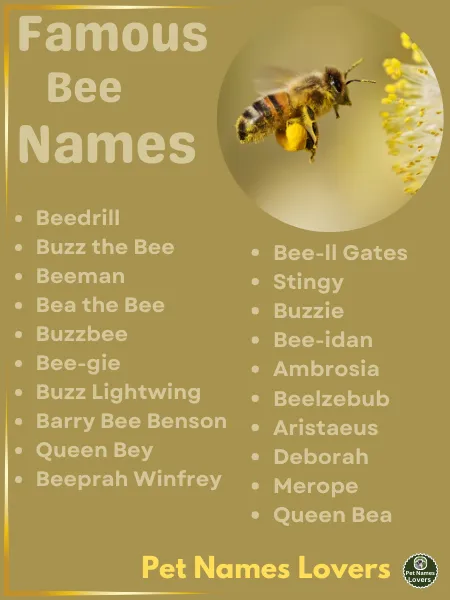 Famous Bee Names