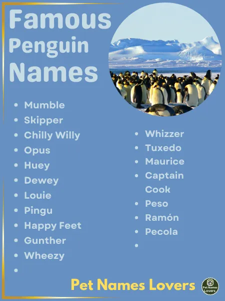 Famous Penguin Names