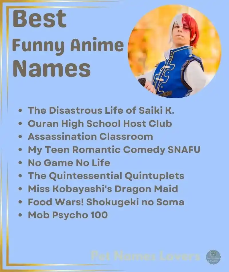 Best Funny Anime Names