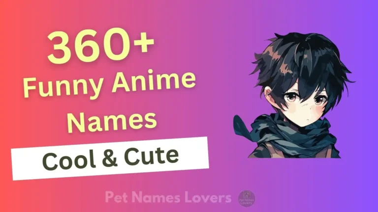 Funny Anime Names