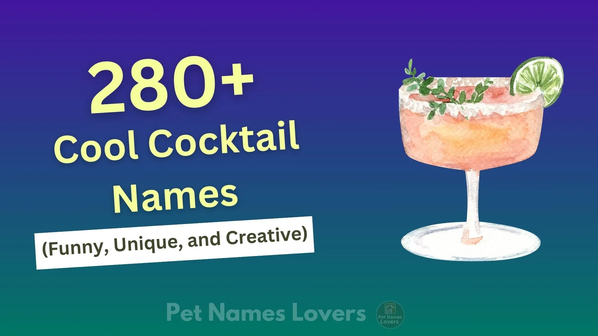 Cool Cocktail Names