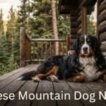 Bernese Mountain Dog outdoors, illustrating Bernese Mountain Dog names ideas