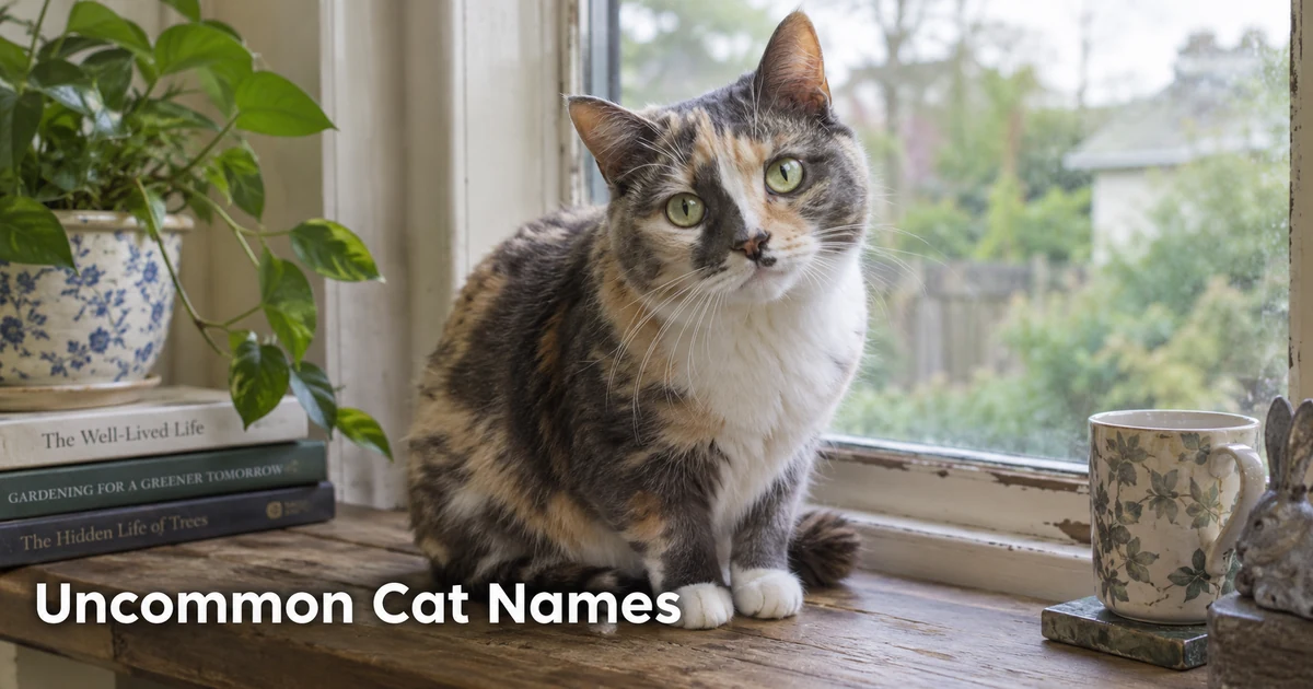 Uncommon cat names for a distinctive house cat